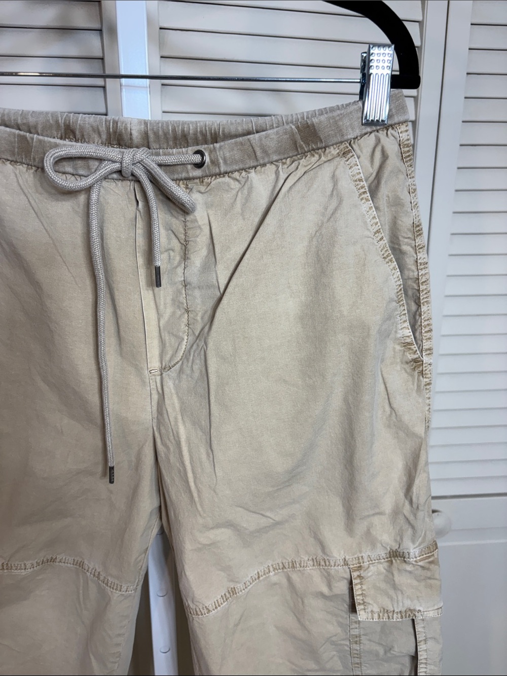 James Perse Stretch Poplin Cargo Pants Size Small - Picture 7 of 14